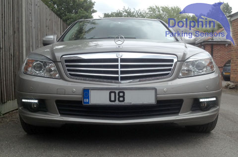 Mercedes installed with Daytime Running Lights